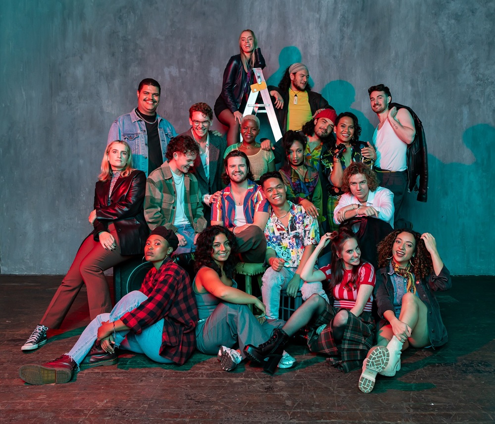 Full Cast of RENT Photo by Wendell Teodoro
