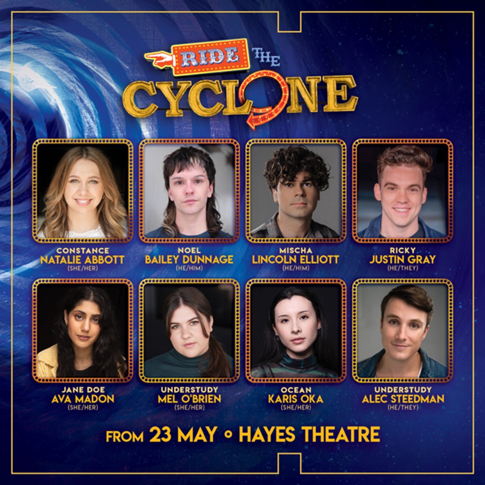 Cast Members Announced for Ride The Cyclone at Hayes Theatre Co